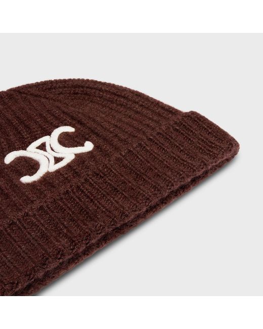 Céline Brown Triomphe Beanie