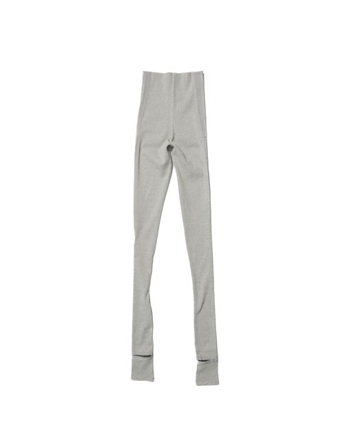The Attico Gray The High Waist Leggings