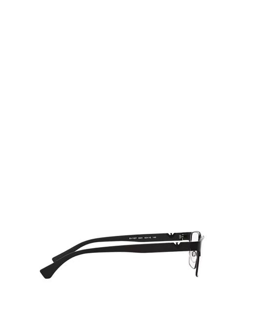 Emporio Armani White Full Frame Plain Mirror for men