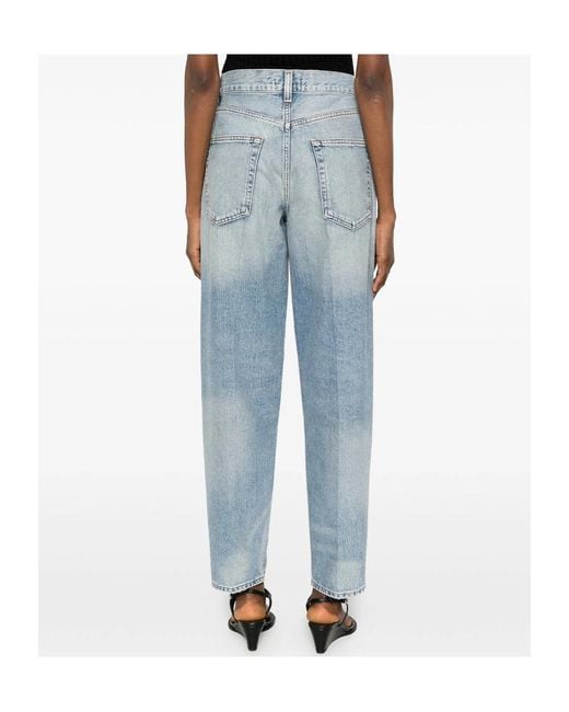 Agolde Blue 80S Tapered Jeans