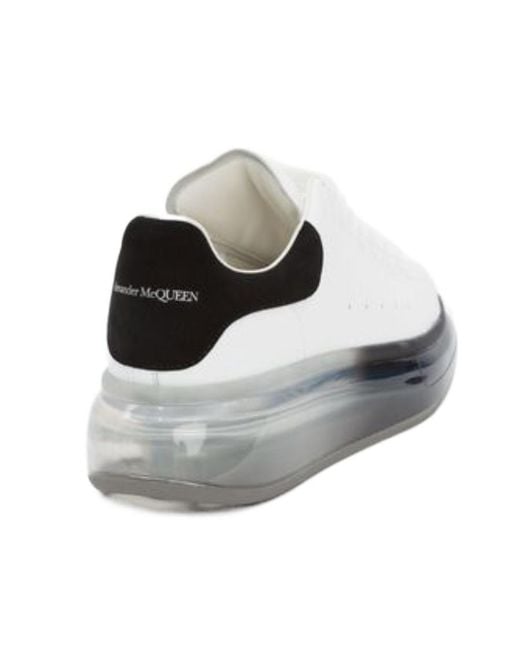 McQueen White Oversized Lace-Up Sneakers
