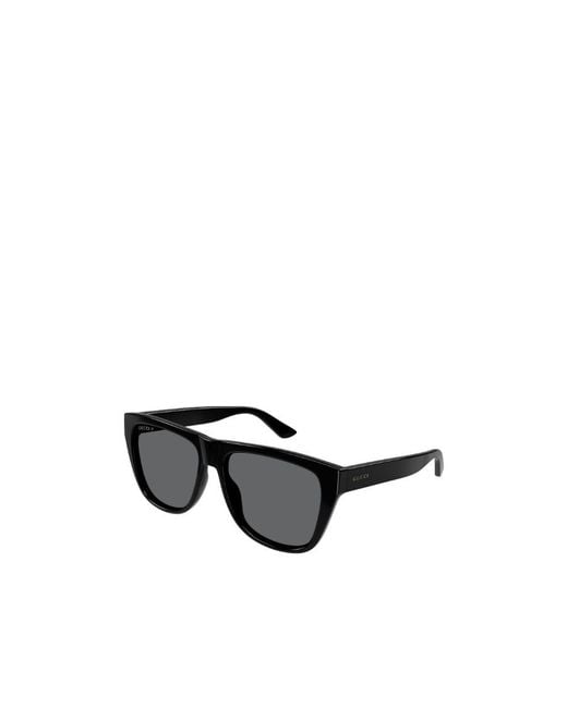 Gucci Black Eyewear Aviator Frame Sunglasses for men