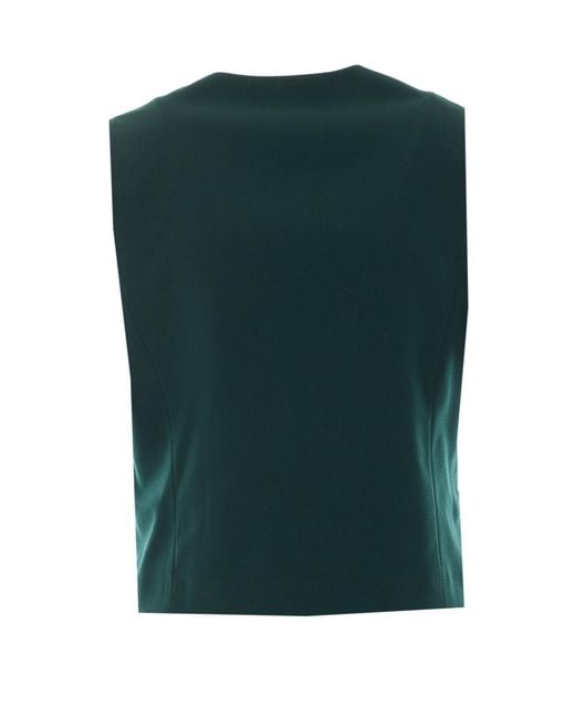 Liu Jo Green V-Neck Vest