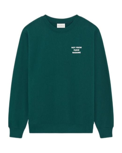 Drole de Monsieur Green Sweatshirt Slogan for men