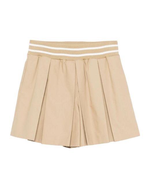 Moschino Natural Elastic Waist Shorts