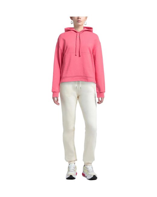 DIESEL Pink Solid-Color Hoodie