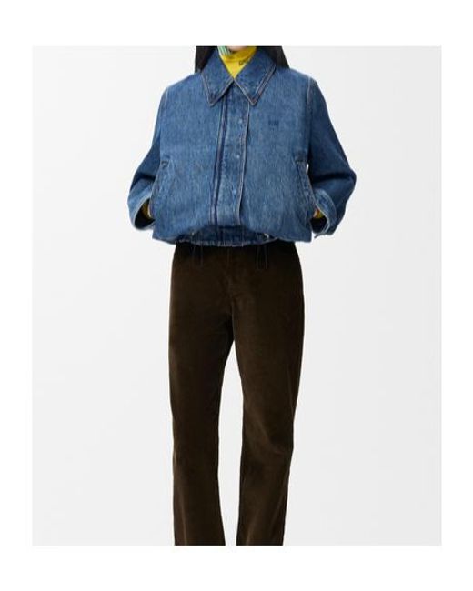Loewe Blue Drawstring Jacket
