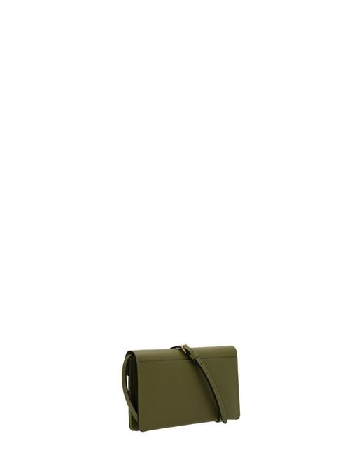 Marni Green Compact Trunk Crossbody Bag