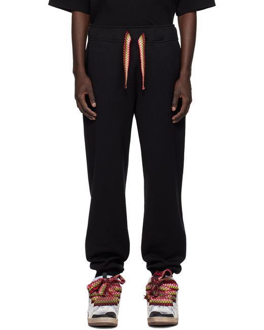 Lanvin Blue Drawstring Tapered Track Pants for men