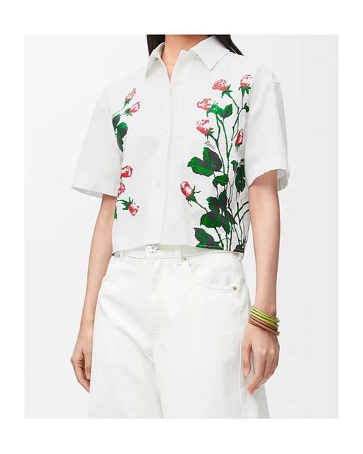 Loewe White Short Sleeve Shirt