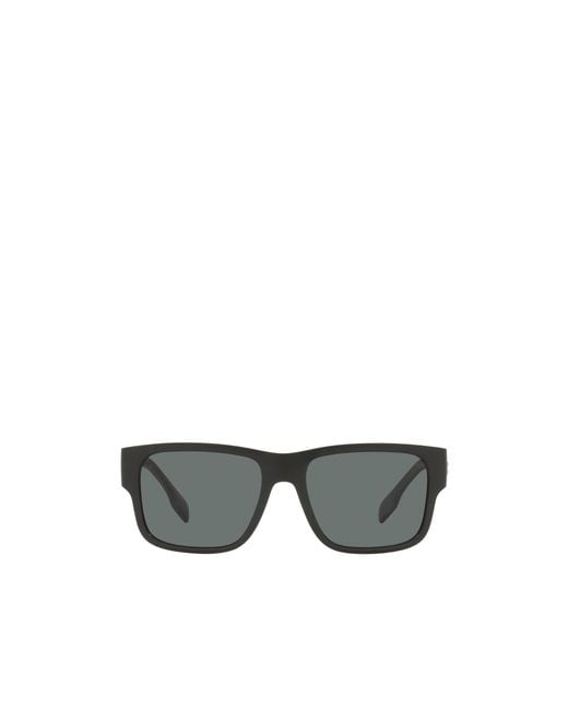 Burberry Gray Eyewear Square Frame Sunglasses for men