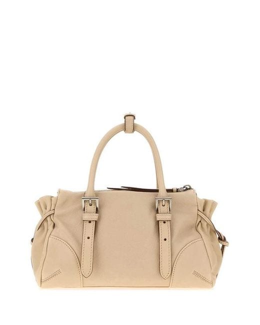 Prada Natural Karin Small Tote Bag