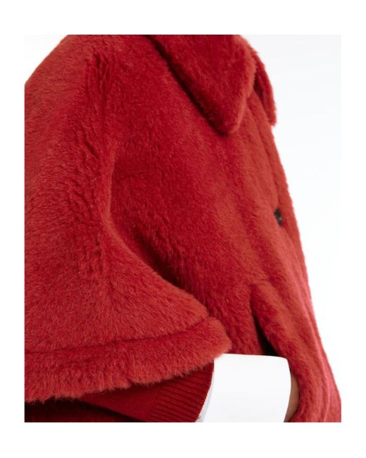 Max Mara Red Tenebre Cape