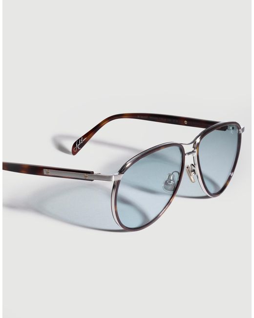 Brunello Cucinelli Metallic Full-Rim Sunglasses for men