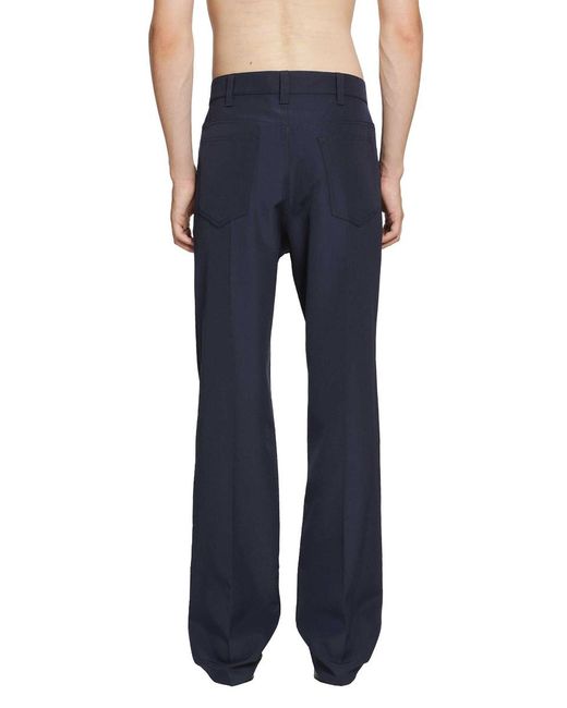 Marni Blue Five-Pockets Trousers for men