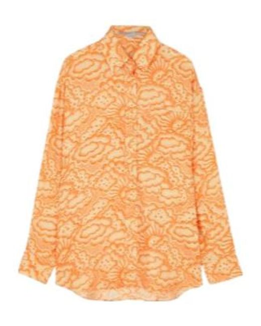 Stella McCartney Orange Long-Sleeved Shirt