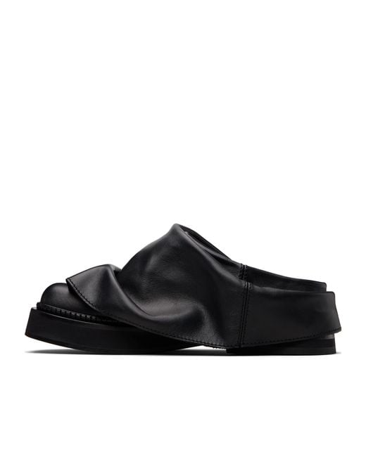 The Attico Black Mini Robin Sabot