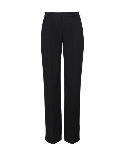 Balmain Black Belt Loops Slacks