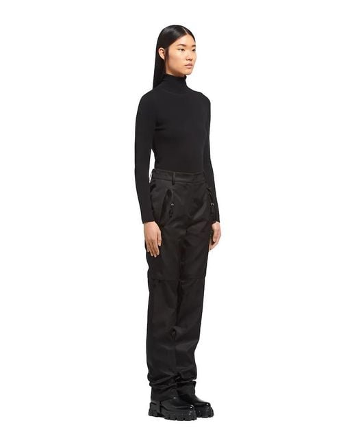 Prada Black Re-Nylon Convertible Pants