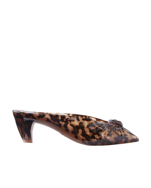 Chloé Brown Chloé Jelly Mules