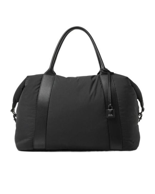 Loro Piana Black Medium Wind Duffle Bag for men