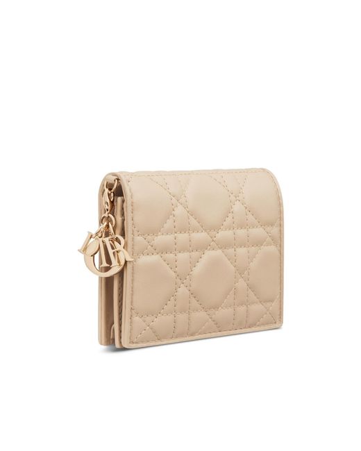 Dior Natural Mini Lady Gardenia Wallet
