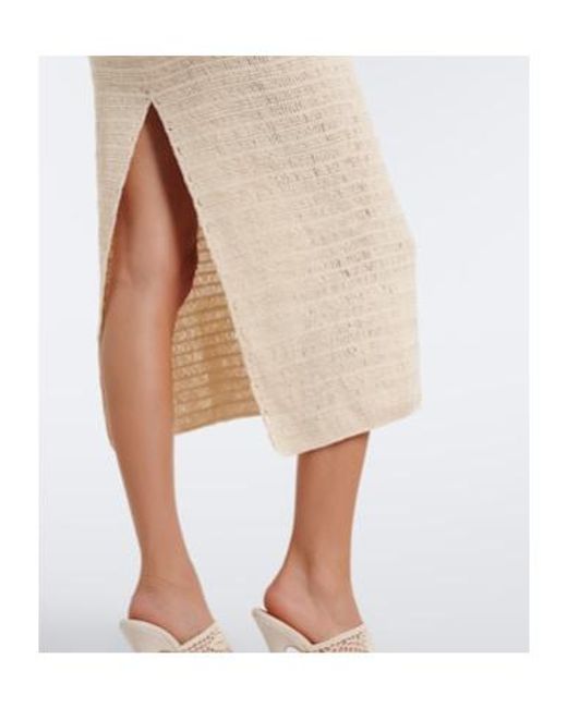 Magda Butrym Natural Crochet Cotton Corset Dress