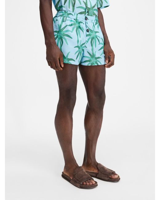 Jacquemus Green The Puntini Elastic-Waist Swimsuit for men