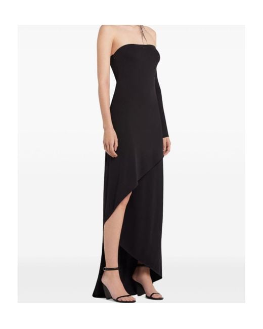 Courreges Black Elegant Long Dress