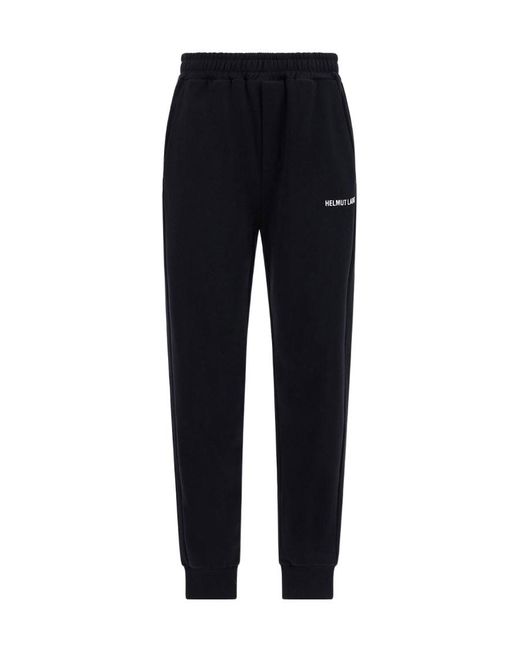 Helmut Lang Blue Logo Casual Pants for men