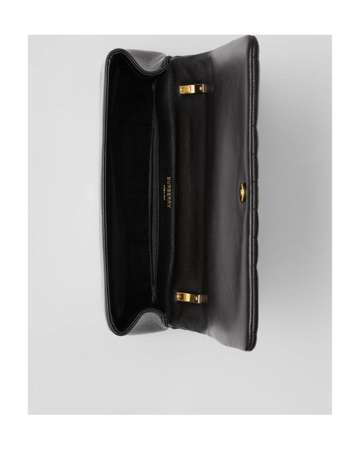 Burberry Black Lola Logo Plaque Small Crossbody Bag