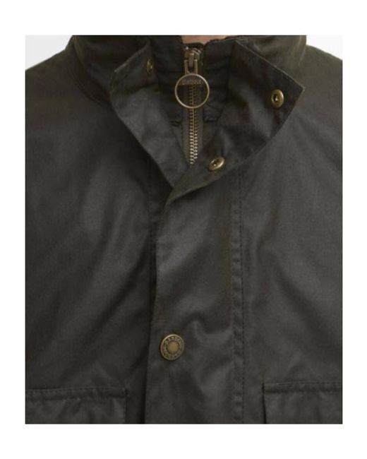 Barbour Black Field Snap-Front Jacket for men