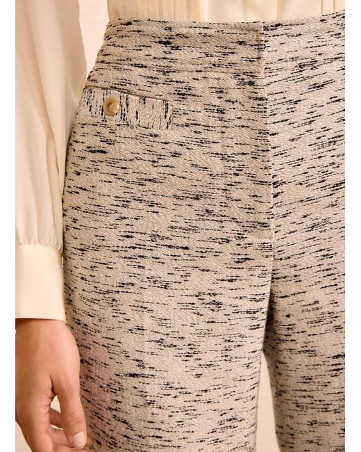 Ulla Johnson Natural Straight-Leg Casual Pants