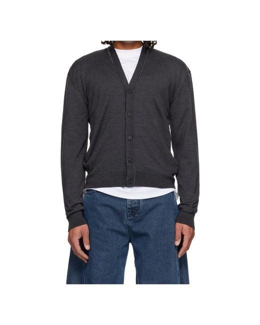 Jacquemus Blue Le Cardigan Brode Cardigan for men