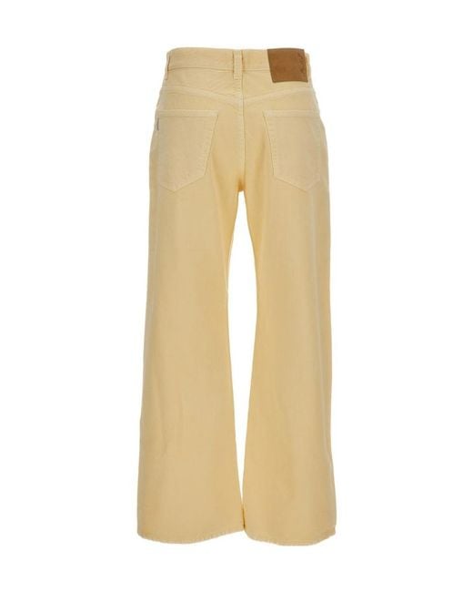Haikure Natural Mid-Rise Wide-Leg Jeans