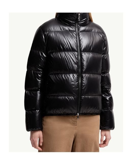 Moncler Black Abbadia Short Down Jacket