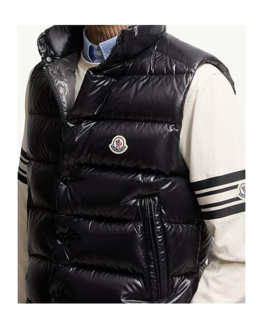 Moncler Black Tibb Down Vest for men