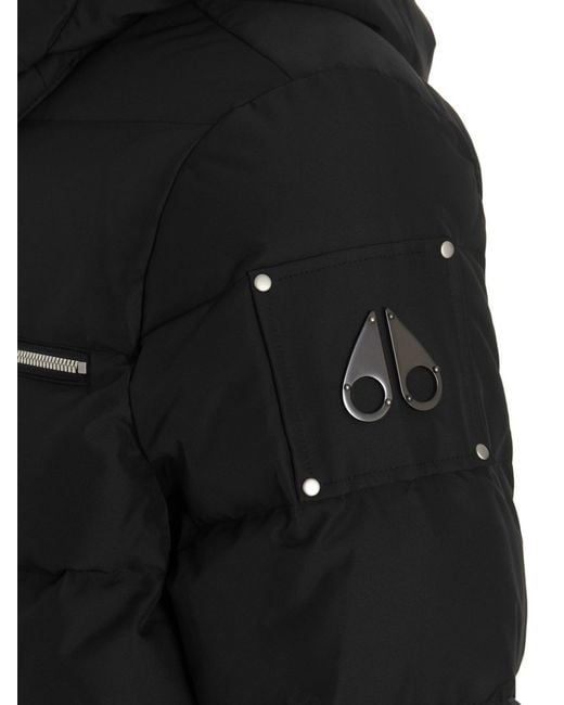 Moose Knuckles Blue Cloud Shearling Bomber Jacket for men