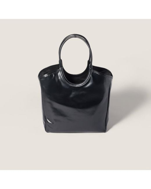 Miu Miu Black Ivy Leather Bag