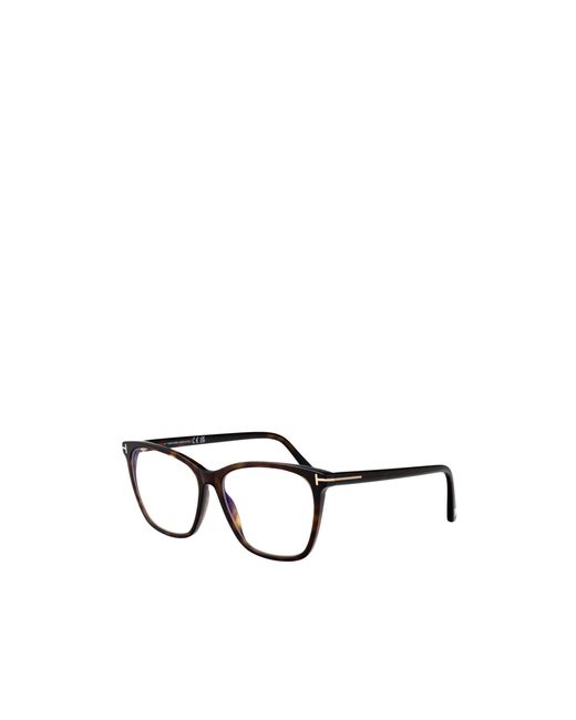 Tom Ford White Eyewear Cat Eye Frame Glasses