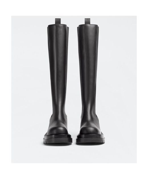 Bottega Veneta Black Lug Chelsea Boots