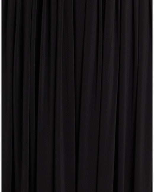 Max Mara Black Sleeveless Pleated Dress