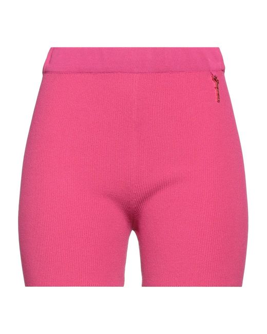 Jacquemus Pink Plain Colour Shorts