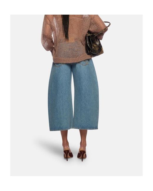 The Attico Blue The Wide-Leg Jeans