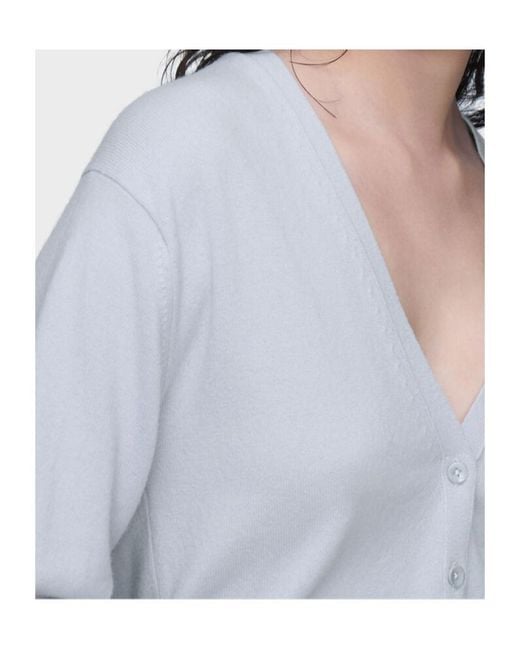 Maison Margiela White Wool Cardigan