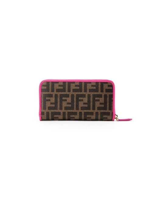 Fendi Brown 'Crayons' Wallet