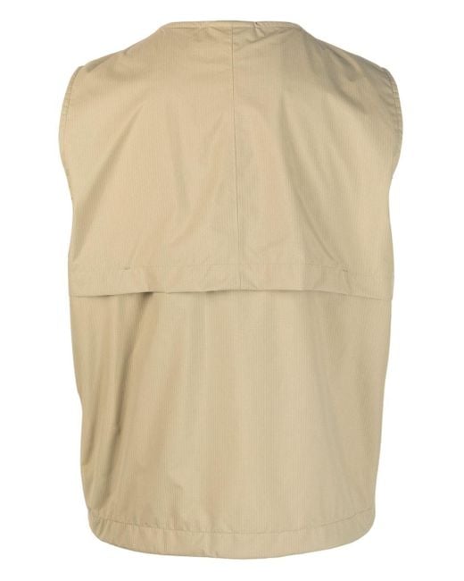 K-Way Natural Rd V-Neck Sleeveless Gilet for men