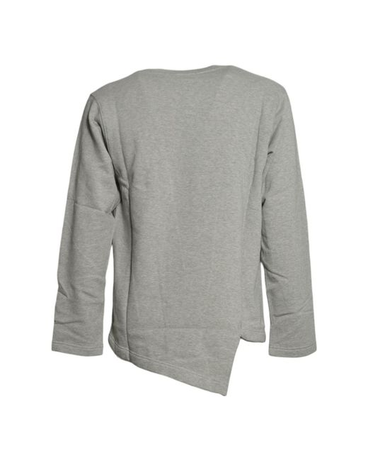 Comme des Garçons Gray Crew Neck Long-Sleeved T-Shirt for men