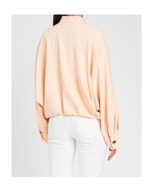 Twinset White Zip-Up Bomber Jacket