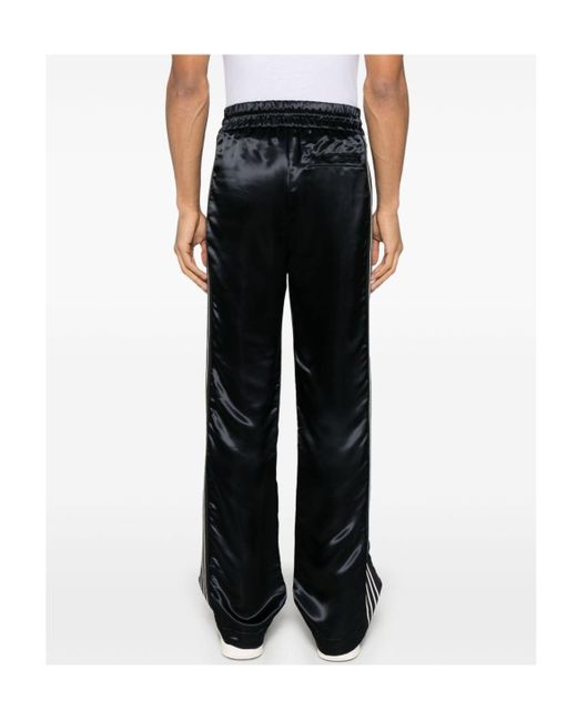 Amiri Black Ma Music Note Drawstring Track Trousers for men